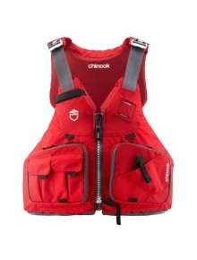 NRS Chinook Fishing PFD - CE/ISO Red