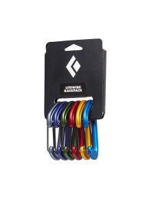 Καραμπίνερ Black Diamond Litewire Rackpack 6 Pack
