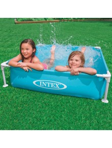 Τετράγωνη πισινα Intex mini 57173 - 122x122x30cm 2