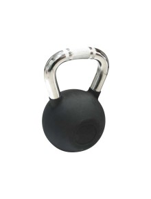 Kettlebell με επένδυση Λάστιχου και Λαβή Χρωμίου Rubber Cover Cr 20kg