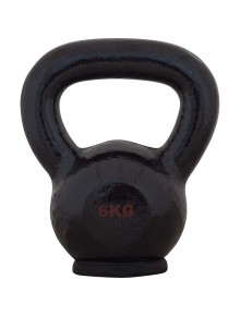 Kettlebell Εμαγιέ με λαστιχένια βάση 6kg