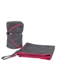 Πετσέτα AlpinTech Microfiber DrySoft 40x80 Γκρι-Φούξια