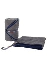 Πετσέτα AlpinTech Microfiber DrySoft 75x150 Γκρι-Μπλε