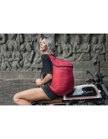 Σακίδιο πλάτης Ticket to the moon Backpack Plus (25L) Burgundy (34)