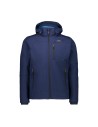 Ανδρικό SoftShell Jacket CMP Zip Hood Blue Ink - River