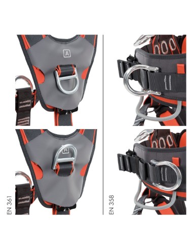Εργατικό μποντριέ Climbing Technology Axess QR Comfortable 5P full body harness