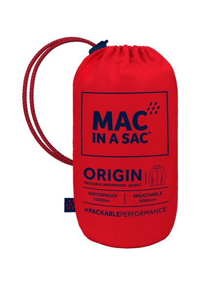 Αδιάβροχο Jacket Mac in a Sac Origin 2 - Red