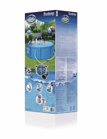 Στρογγυλή πισίνα Bestway Steel Pro™ 3.05m x 76cm Pool Set