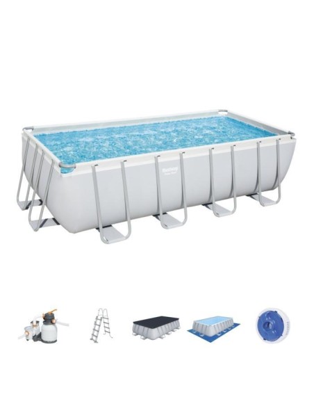 Παραλληλόγραμμη πισίνα Bestway Power Steel™ 4.88m x 2.44m x 1.22m