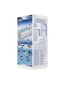 Παραλληλόγραμμη πισίνα Bestway Power Steel™ 4.88m x 2.44m x 1.22m 2