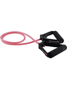 Λάστιχο Αντίστασης Sanctband Active Gymtube με χερούλι Μαλακό 1.7mm - Pink