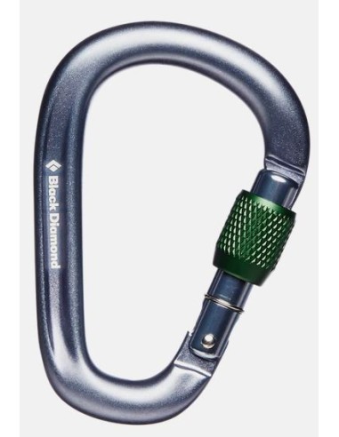 Καραμπίνερ Black Diamond Pearlock Screwgate Gray