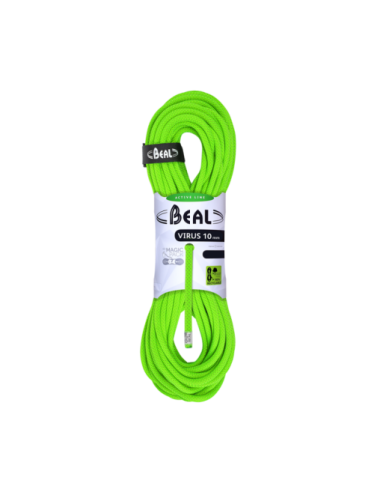 Σχοινί Αναρρίχησης Beal Virus Standard 10 mm - 80 m Solid Green