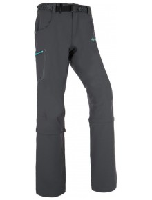 Γυναικείο Παντελόνι Trekking Διαιρούμενο Kilpi Susanna Dark Grey 2