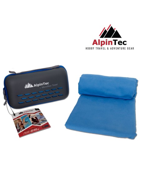 Πετσέτα AlpinTech Microfiber DryFast L 60x120 Μπλε