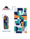 Πετσέτα AlpinTech Microfiber DryFast Paint XXL 90x180 Shapes I