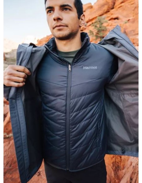Μπουφάν Marmot 3 σε 1 Minimalist Component Jacket Black