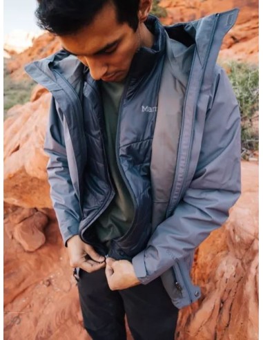 Μπουφάν Marmot 3 σε 1 Minimalist Component Jacket Black