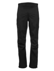 Ανδρικό Αδιάβροχο Παντελόνι Black Diamond Stormline Stretch Full Zip Rain Black