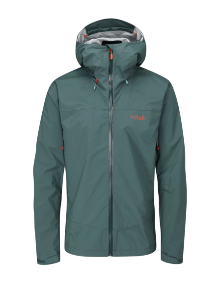 Ανδρικό Αδιάβροχο Jacket Rab Downpour Plus 2.0 Pine