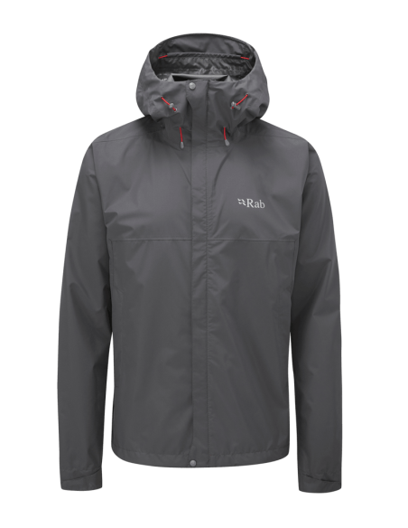 Ανδρικό Αδιάβροχο Rab Downpour Eco Jacket Graphene