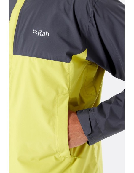 Ανδρικό Αδιάβροχο Rab Downpour Eco Jacket Graphene