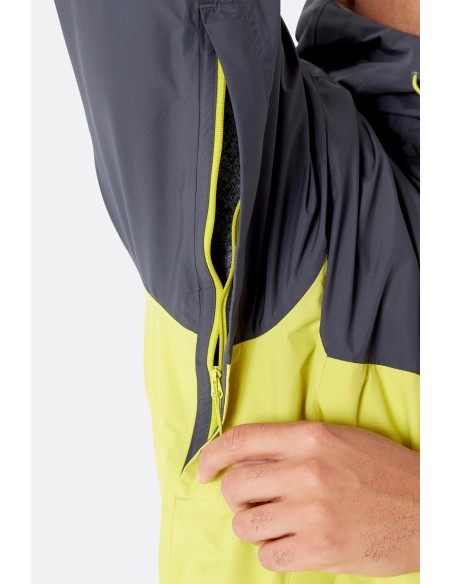 Ανδρικό Αδιάβροχο Rab Downpour Eco Jacket Graphene