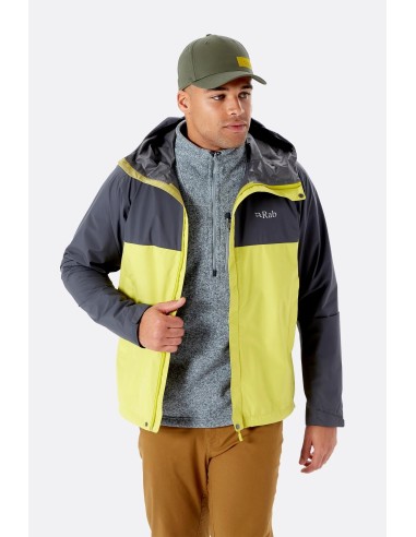 Ανδρικό Αδιάβροχο Rab Downpour Eco Jacket Graphene