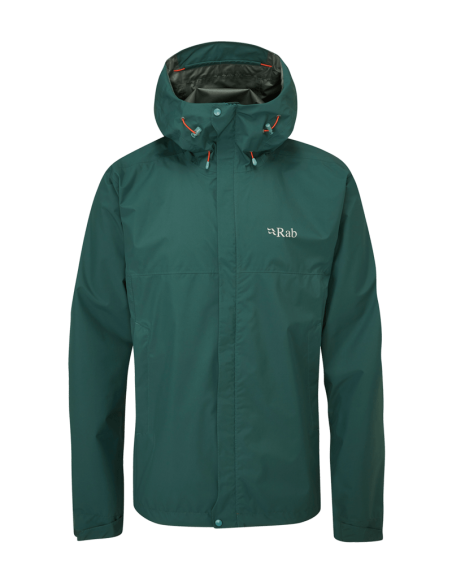 Ανδρικό Αδιάβροχο Rab Downpour Eco Jacket Pine