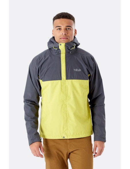 Ανδρικό Αδιάβροχο Rab Downpour Eco Jacket Pine