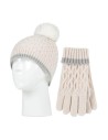 Παιδικό Set Σκούφου - Γάντια Heat Holders Pom Hat & Gloves Buttercream