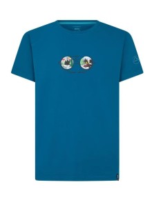 Ανδρικό T-shirt La Sportiva View Space Blue