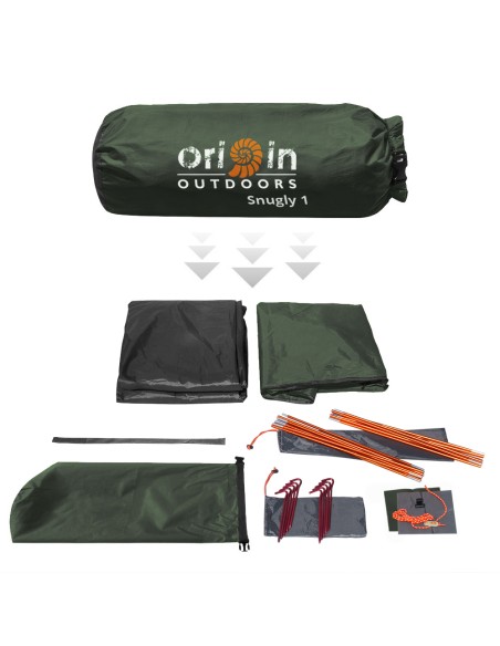 Σκηνή Origin Outdoors Snugly 1 - 1 Ατόμου