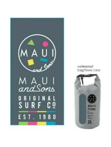Πετσέτα Θαλάσσης Microfiber Original Surf 90X180cm Grey