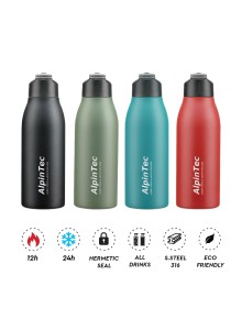 Θερμός Alpin Tec Fellow 600ml Black 2