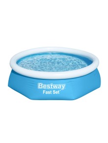 Στρογγυλή πισίνα Bestway Fast Set Inflatable Pool Set Round 244x61cm