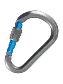 Καραμπίνερ Kong HMS Classic Screw Sleeve Cyan-Grey-Cyan