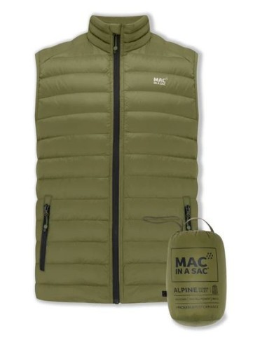 Ανδρικό Πουπουλένιο γιλέκο Mac in a Sac Alpine Gilet Khaki