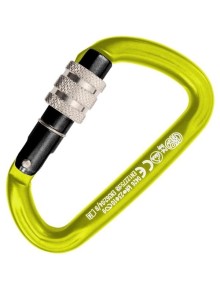 Καραμπίνερ Ασφαλείας Kong Trapper screw sleeve Yellow-Polish-Black