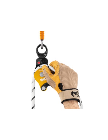 Τροχαλία Petzl Spin L1 με Swivel Yellow