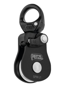 Τροχαλία Petzl Spin L1 με Swivel Black