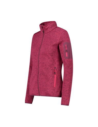 Γυναικείο Knit-Tech fleece Jacket CMP Fucsia - Amaranto