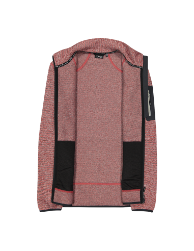 Ανδρικό knit-tech fleece Jacket CMP Ferrari - Anthracite