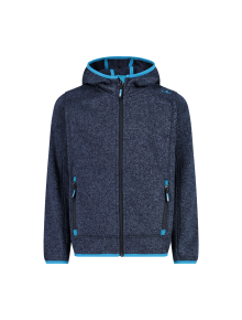 Παιδικό Knit-Tech hooded fleece Jacket CMP B. Blue - Danubio