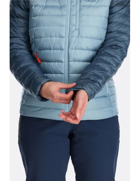 Γυναικείο πουπουλένιο Rab Microlight Alpine Jacket Wmns Orion Blue
