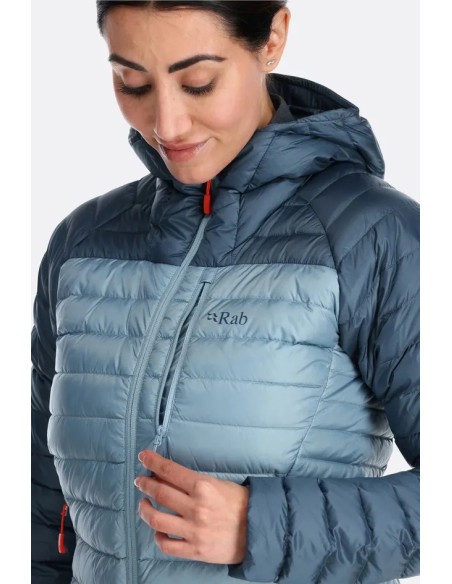 Γυναικείο πουπουλένιο Rab Microlight Alpine Jacket Wmns Orion Blue