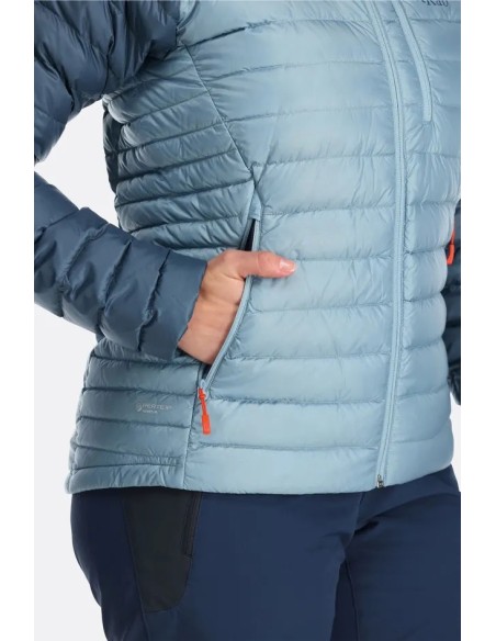 Γυναικείο πουπουλένιο Rab Microlight Alpine Jacket Wmns Orion Blue
