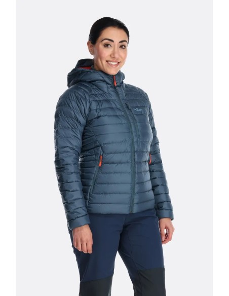 Γυναικείο πουπουλένιο Rab Microlight Alpine Jacket Wmns Orion Blue