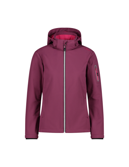 Γυναικείο Softshel Jacket CMP With Detachable Hood Amaranto