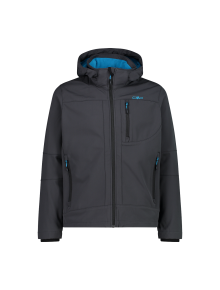 Ανδρικό SoftShell Jacket CMP Zip Hood Antracite - Reef